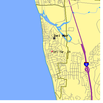 Del Mar map