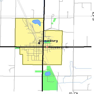 Gibsonburg map