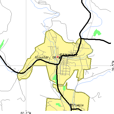 Glouster map