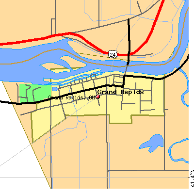 Grand Rapids map