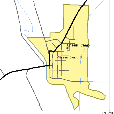 Green Camp map