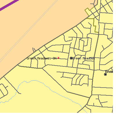 Green Meadows map