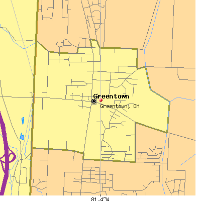 Greentown map
