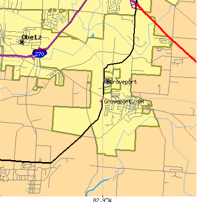 Groveport map