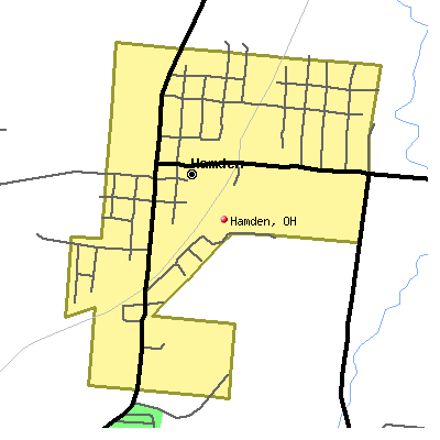 Hamden map