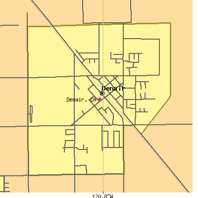 Denair map