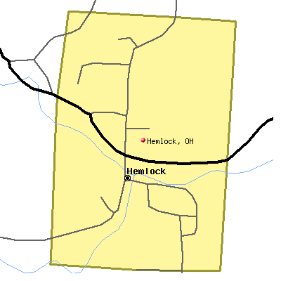 Hemlock map