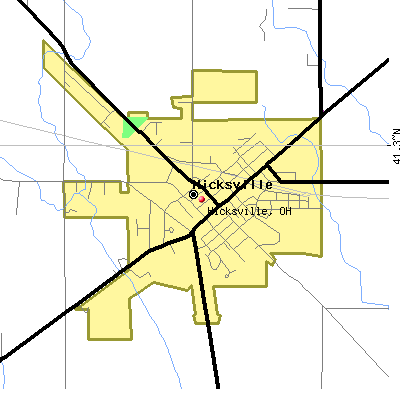 Hicksville map