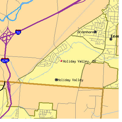 Holiday Valley map