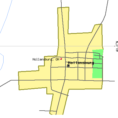 Hollansburg map