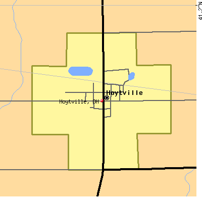Hoytville map