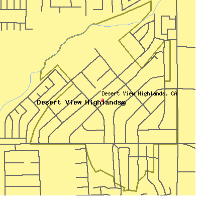 Desert View Highlands map