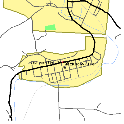 Jacksonville map