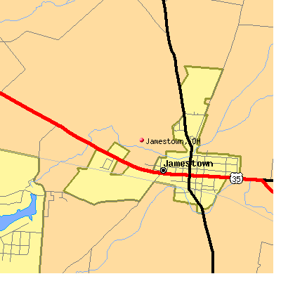Jamestown map