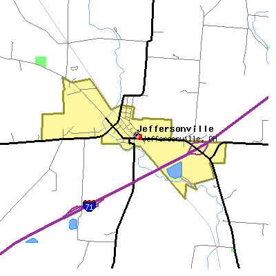 Jeffersonville map
