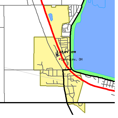 Lakeview map