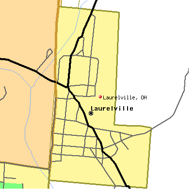 Laurelville map