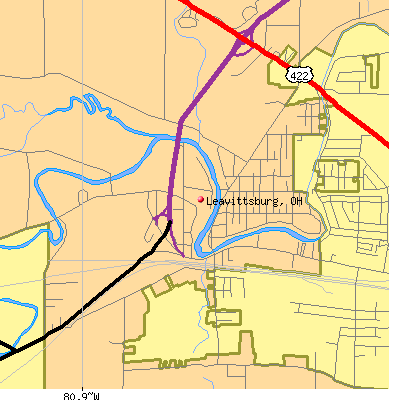 Leavittsburg map