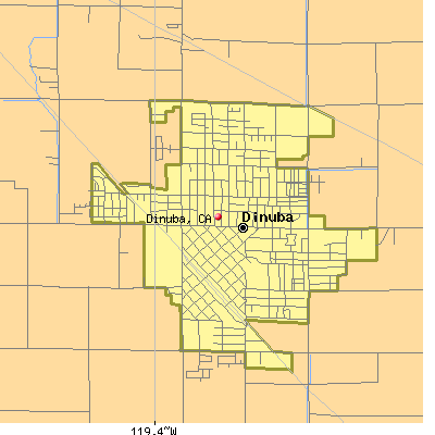 Dinuba map
