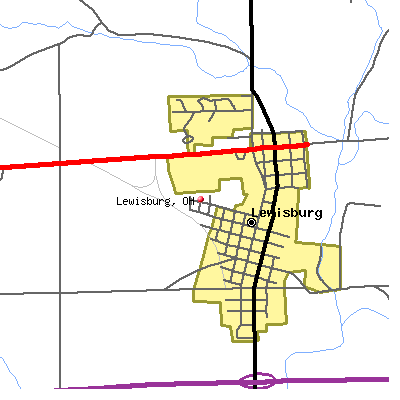Lewisburg map