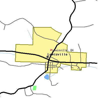 Lewisville map
