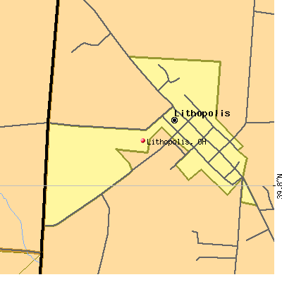 Lithopolis map