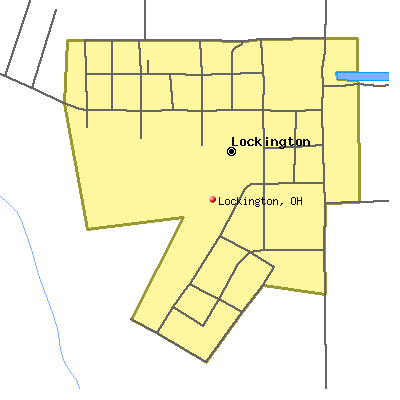 Lockington map