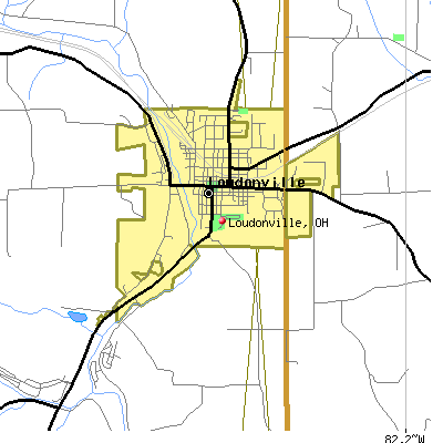 Loudonville map