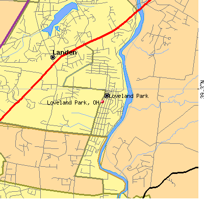 Loveland Park map