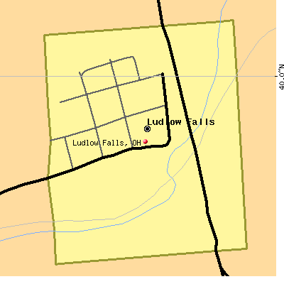Ludlow Falls map