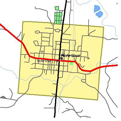 McArthur map