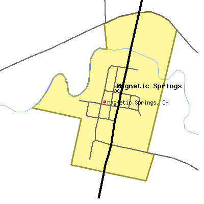Magnetic Springs map