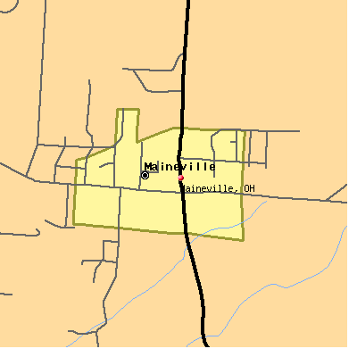 Maineville map