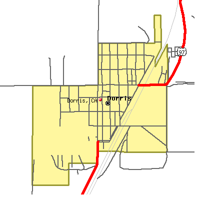 Dorris map