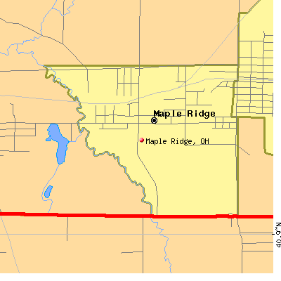 Maple Ridge map