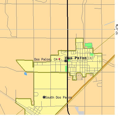 Dos Palos map