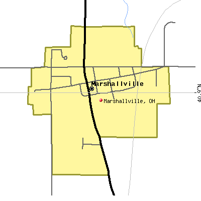 Marshallville map
