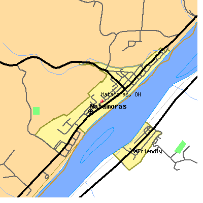 Matamoras map