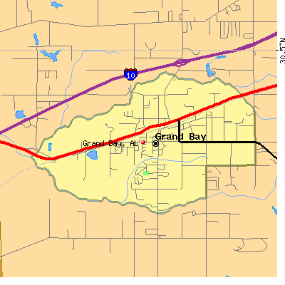 Grand Bay map