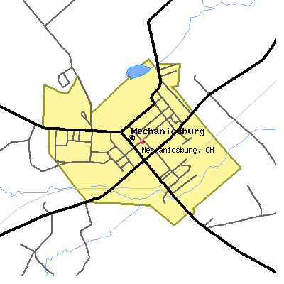 Mechanicsburg map
