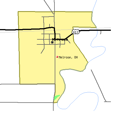 Melrose map