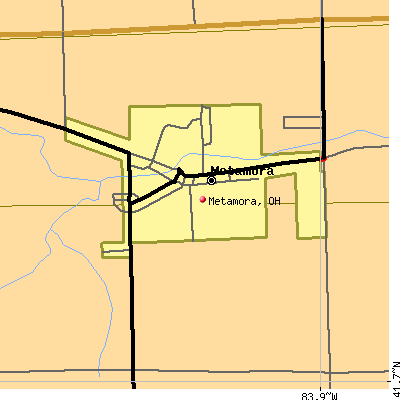 Metamora map