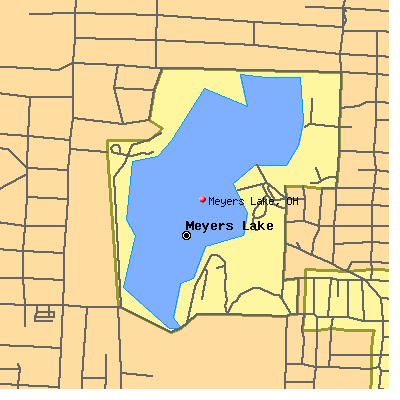 Meyers Lake map