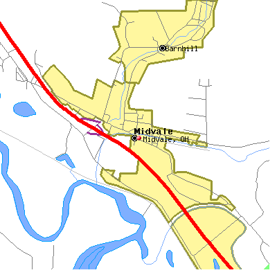 Midvale map