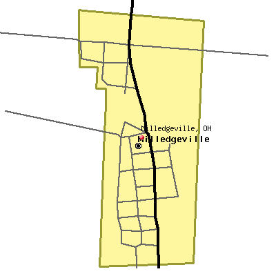 Milledgeville map