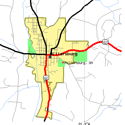 Millersburg map