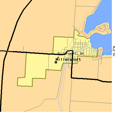 Millersport map