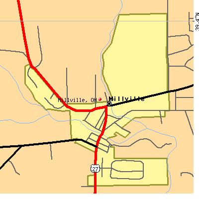 Millville map
