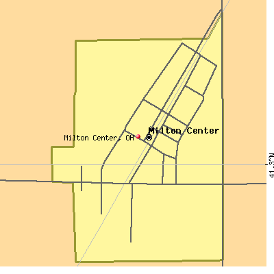 Milton Center map