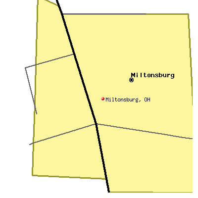 Miltonsburg map